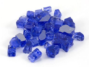 Cobalt Blue Fire Glass