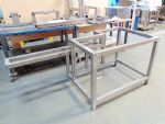 Cabinet frame for manufacturing equipment.