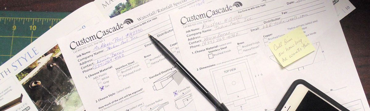 Special Order Forms