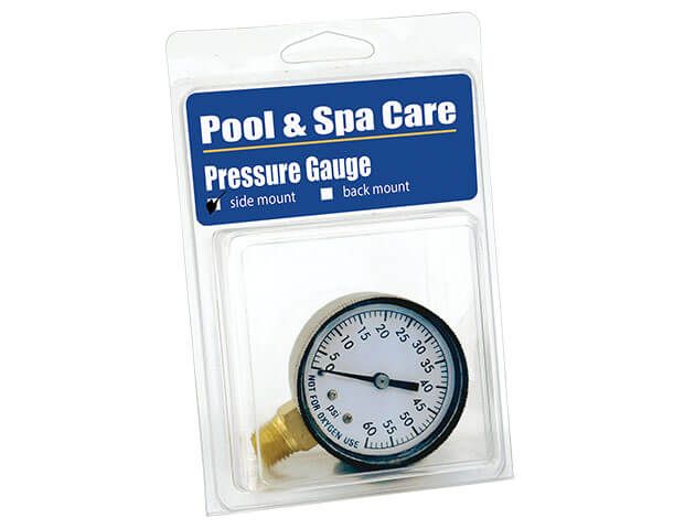 (Shown Above) Pressure Gauge - Side Mount - Clamshell