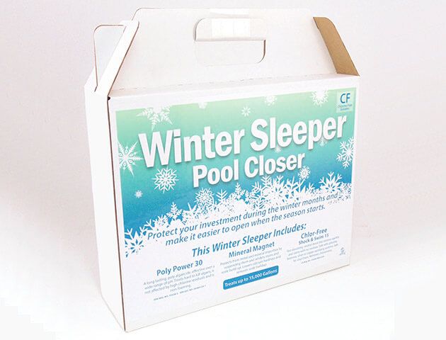 (Shown Above) Chlorine Free Winter Sleeper Pool Closing Kit - box