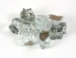 (Shown Above) Half Inch Crystals, Titanium Fire Glass